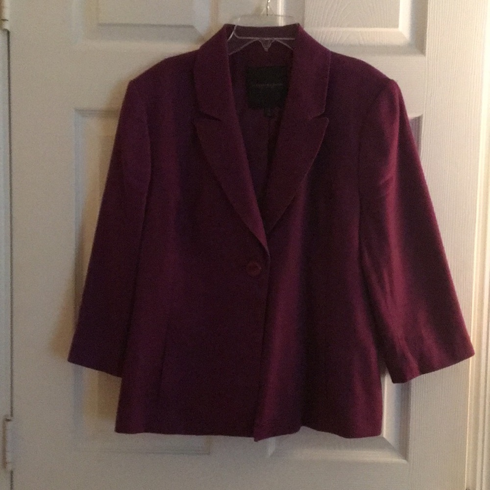 Purple blazer classifies